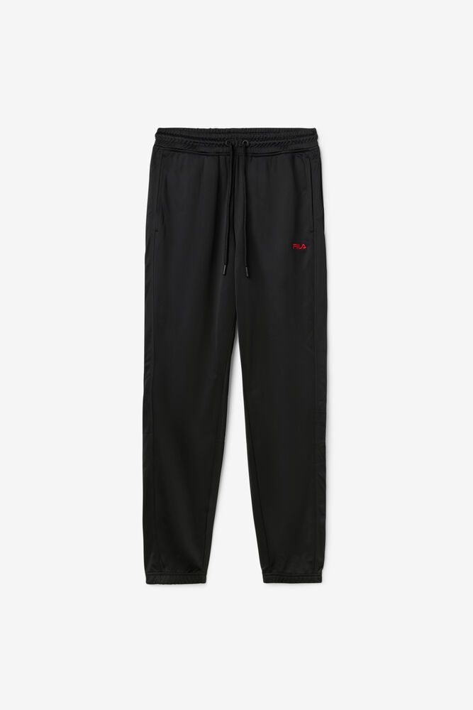 Fila Pants Mens Black Albania Track - Ireland 21098-GILZ